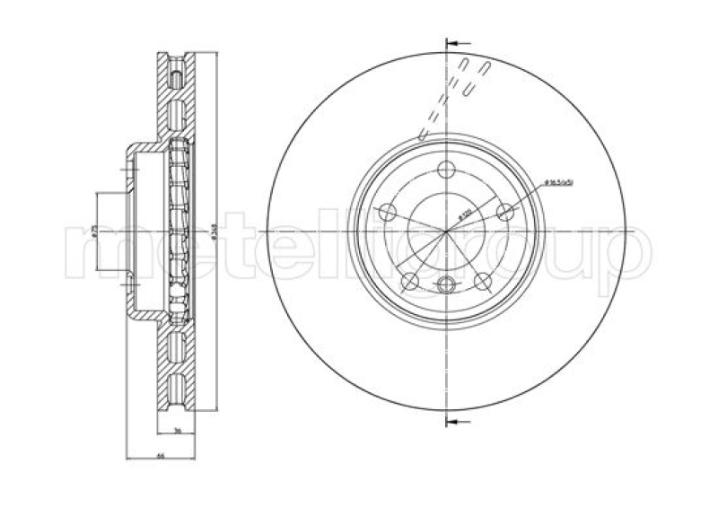 2x CIFAM Bremsscheibe