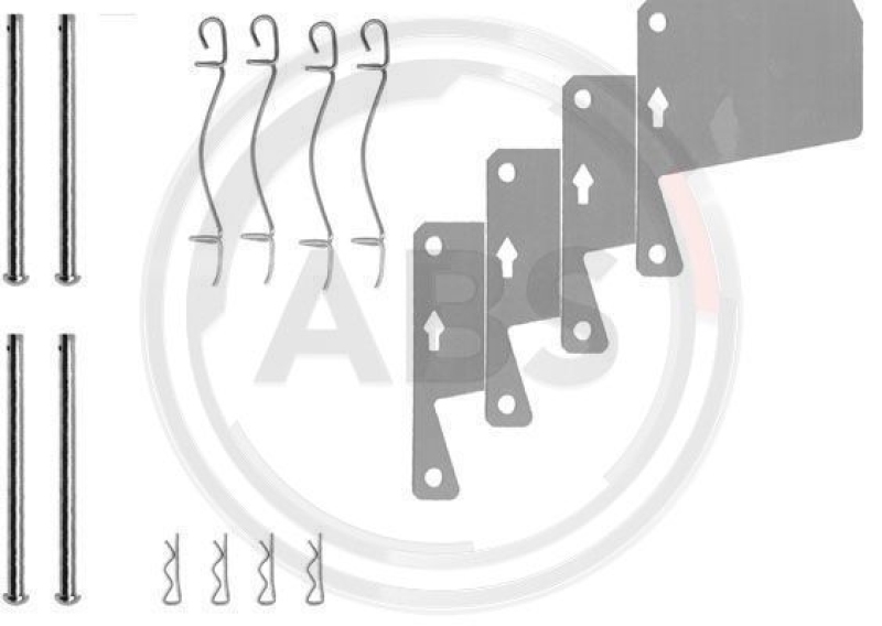 A.B.S. Accessory Kit, disc brake pad