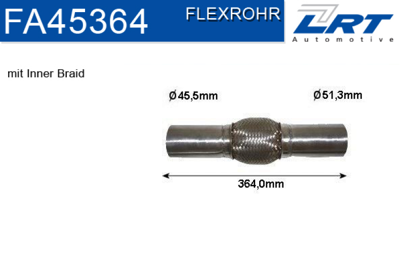 LRT Flexrohr, Abgasanlage