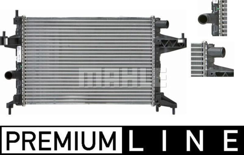 MAHLE Radiator, engine cooling BEHR *** PREMIUM LINE ***