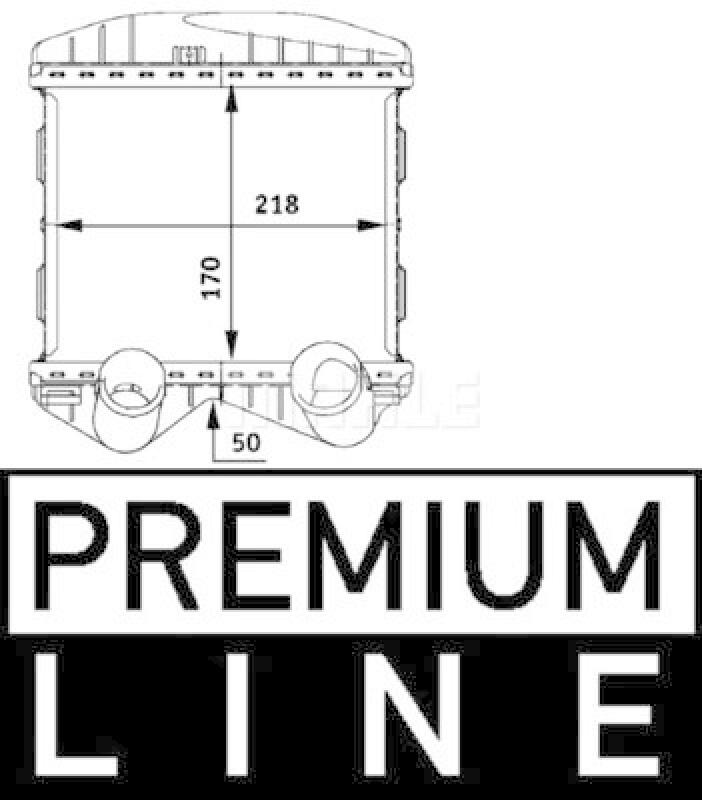 MAHLE Ladeluftkühler BEHR *** PREMIUM LINE ***