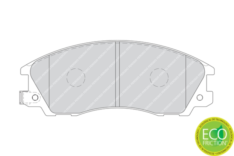 FERODO Brake Pad Set, disc brake PREMIER ECO FRICTION