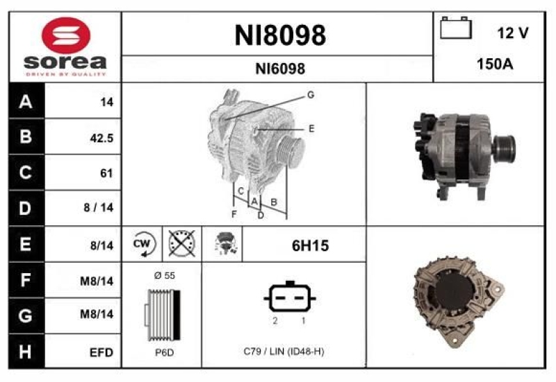 SNRA Alternator