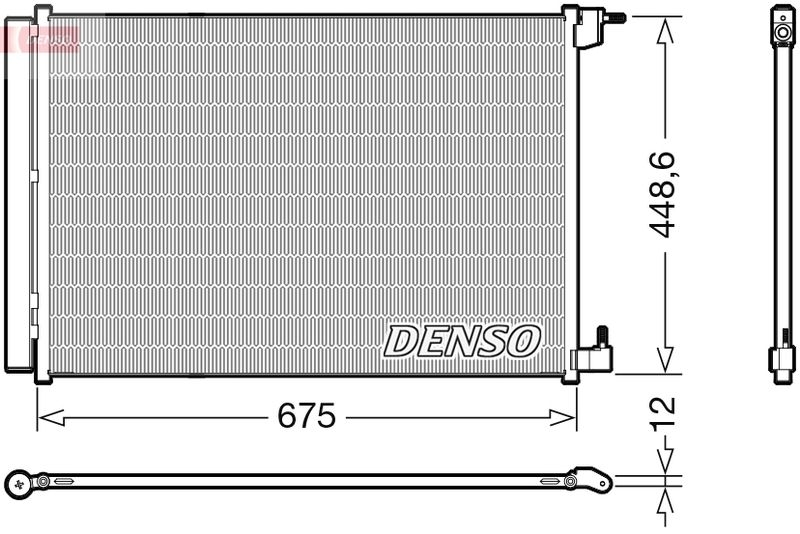 DENSO Kondensator, Klimaanlage