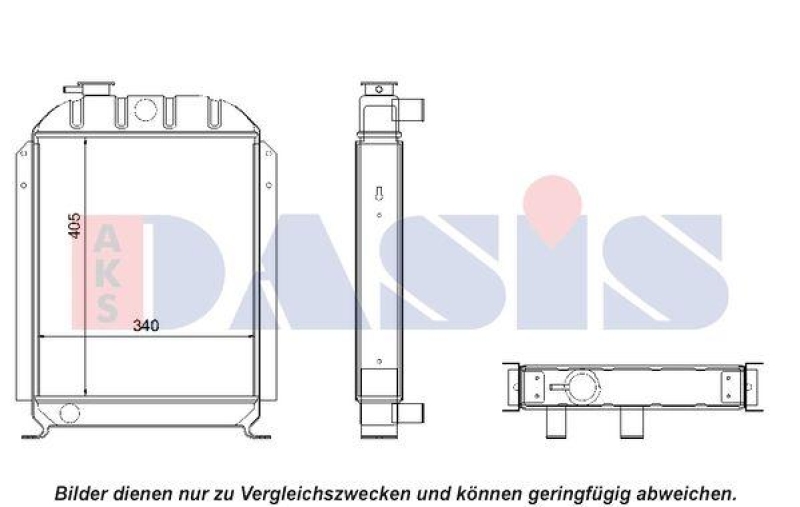 AKS DASIS Kühler, Motorkühlung