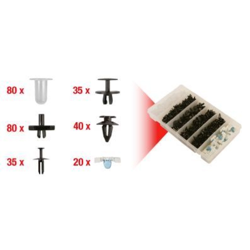 KS TOOLS Retaining Clip Set, body