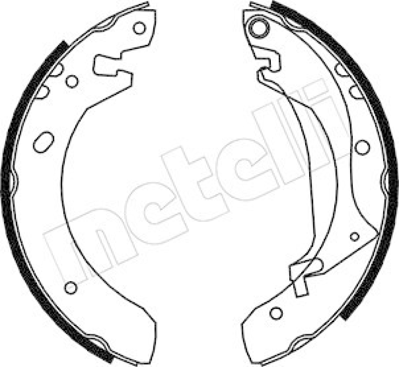 METELLI Brake Shoe Set