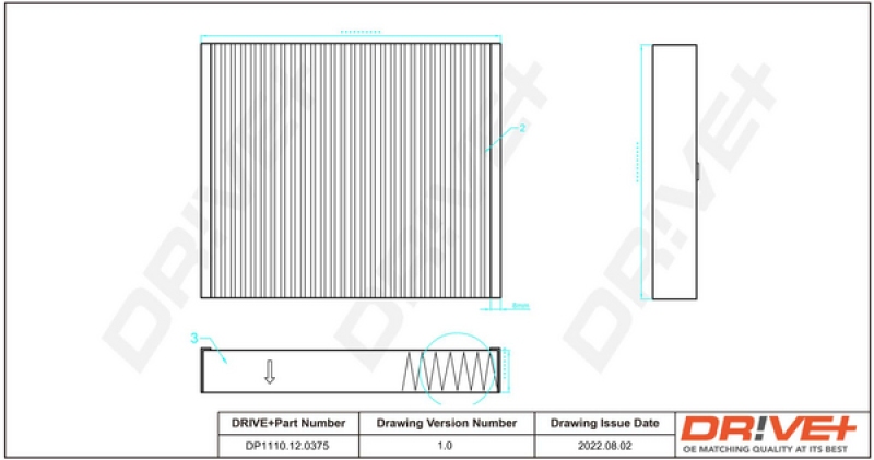 Dr!ve+ Filter, Innenraumluft