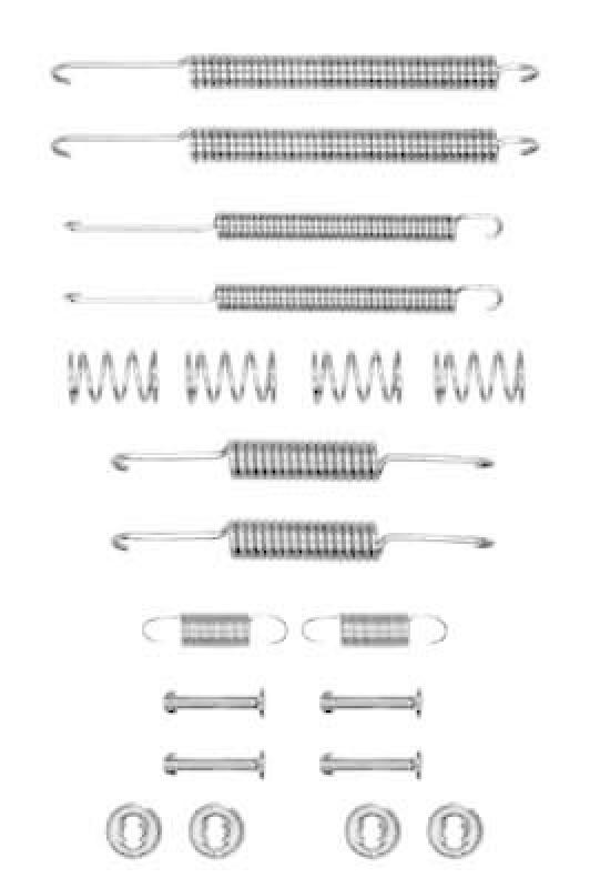 TRW Accessory Kit, brake shoes