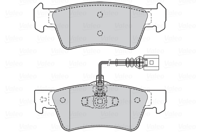 VALEO Brake Pad Set, disc brake FIRST