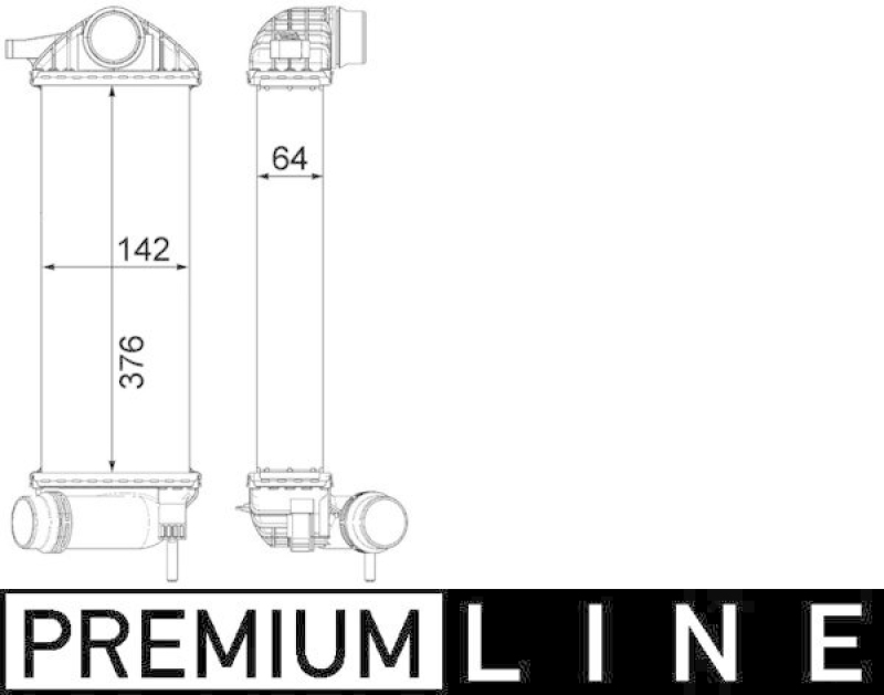 MAHLE Ladeluftkühler PREMIUM LINE