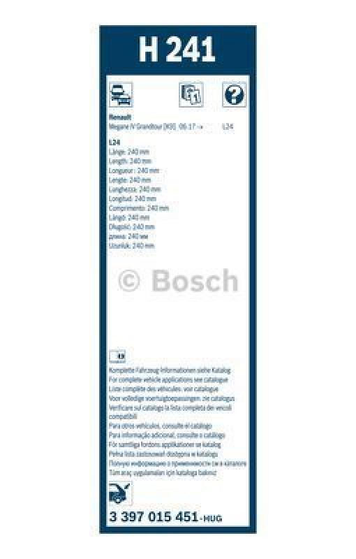 BOSCH Wiper Blade Rear