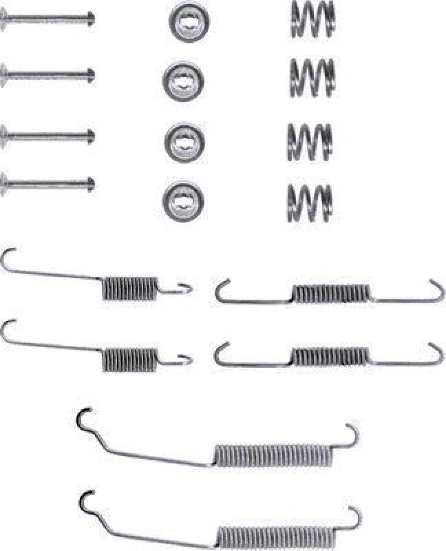 TEXTAR Accessory Kit, brake shoes