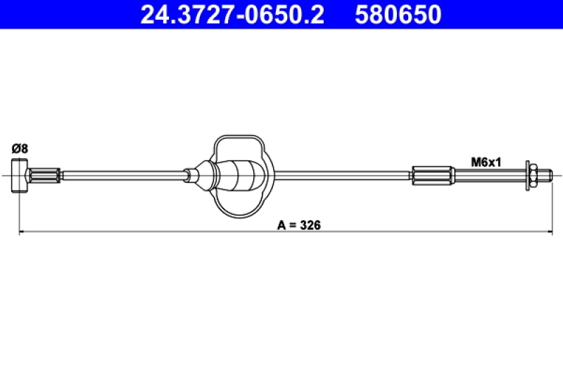 ATE Cable, parking brake