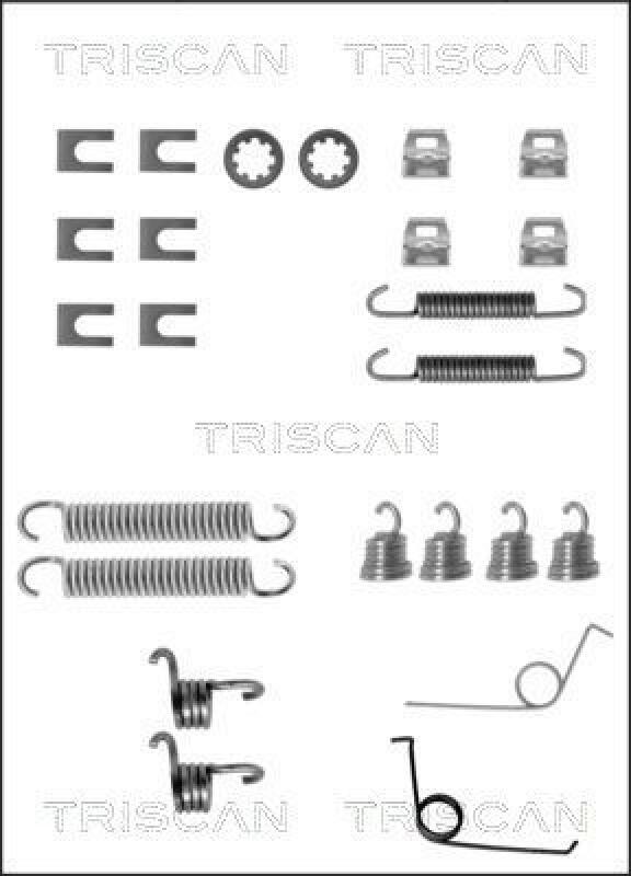 TRISCAN Accessory Kit, brake shoes