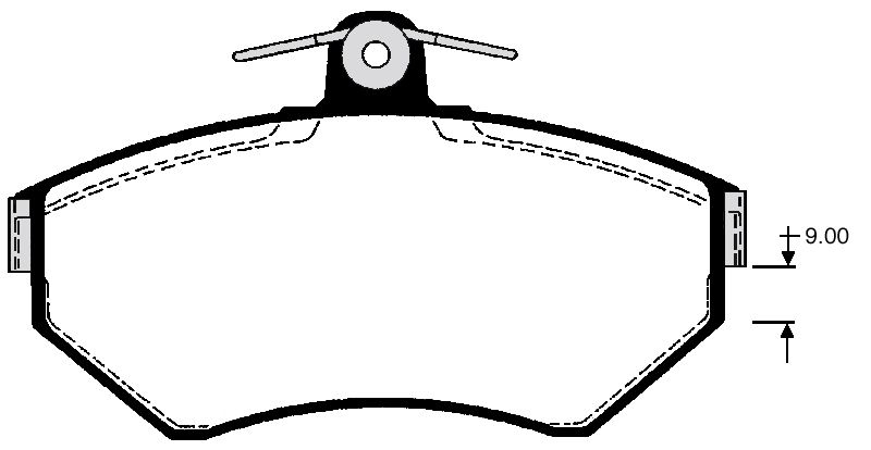 RAICAM Brake Pad Set, disc brake