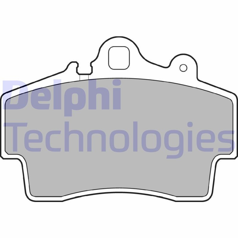 DELPHI Brake Pad Set, disc brake