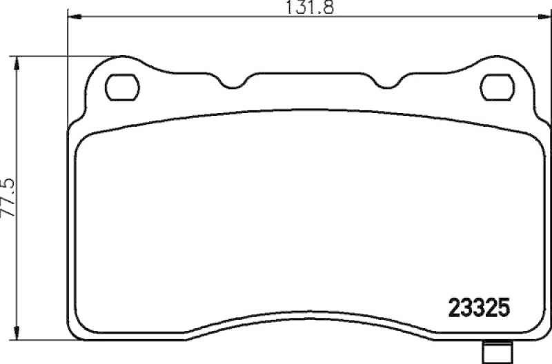 HELLA Brake Pad Set, disc brake