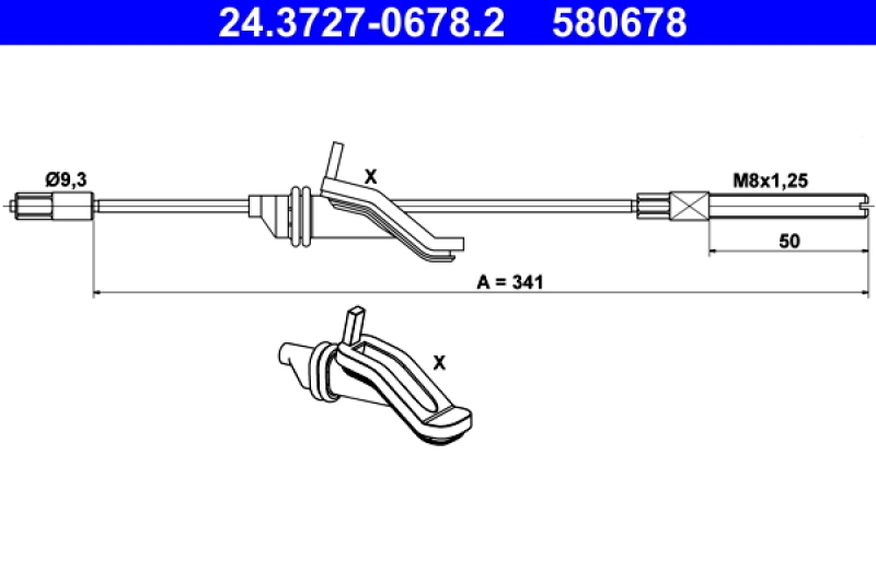 ATE Cable, parking brake