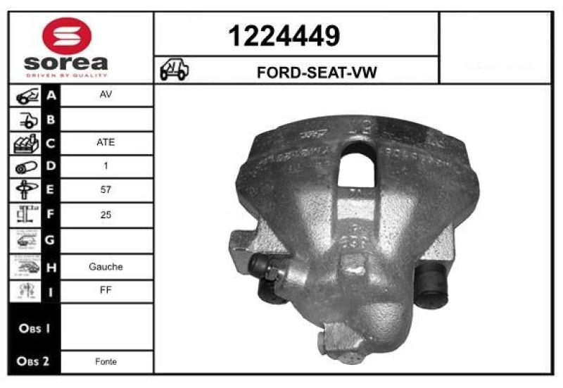 SNRA Brake Caliper