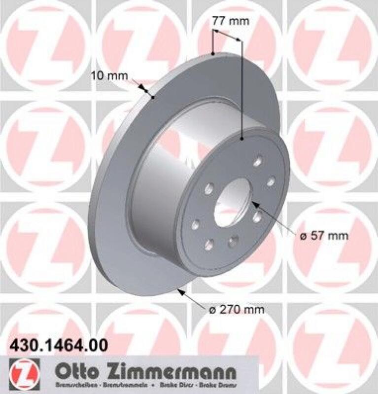 Zimmermann Bremsscheiben + Zimmermann Bremsbeläge