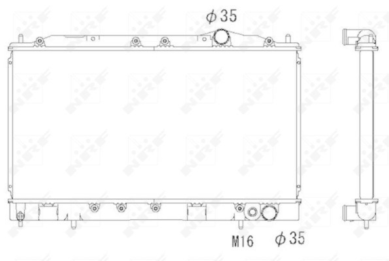 NRF Radiator, engine cooling