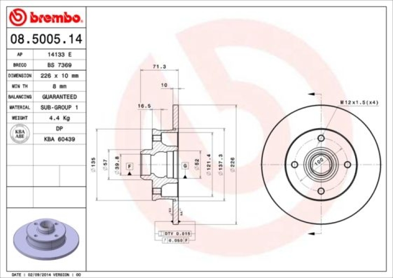 BREMBO Bremsscheiben + BREMBO Bremsbeläge vorne & hinten