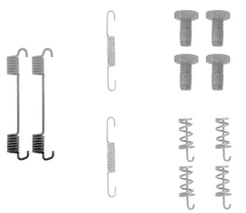 TEXTAR Accessory Kit, parking brake shoes