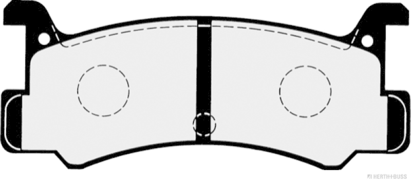 HERTH+BUSS JAKOPARTS Bremsbelagsatz, Scheibenbremse