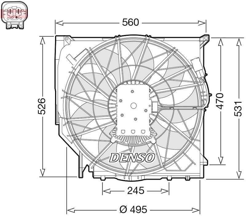 DENSO Lüfter, Motorkühlung