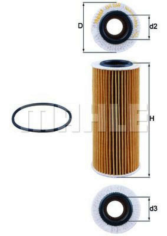 MAHLE ORIGINAL Oil Filter