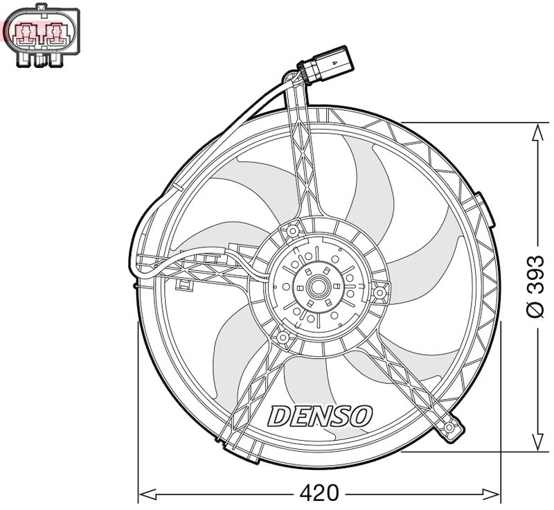 DENSO Fan, radiator