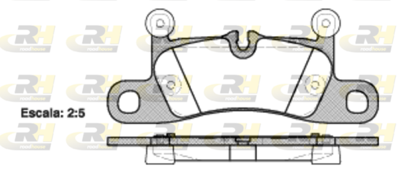 ROADHOUSE Brake Pad Set, disc brake