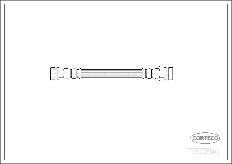 CORTECO Brake Hose