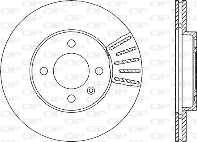 2x OPEN PARTS Bremsscheibe