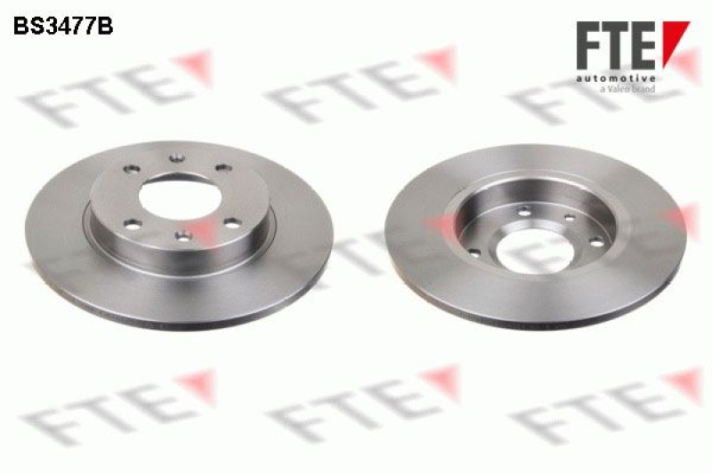 2x FTE Bremsscheibe COATED RANGE