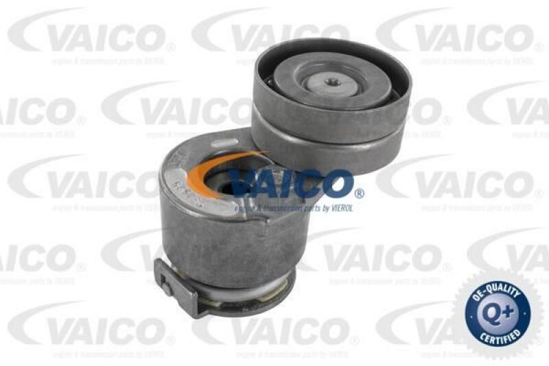 VAICO Tensioner Pulley, V-ribbed belt Q+, original equipment manufacturer quality