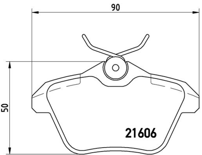 BREMBO Bremsbelagsatz, Scheibenbremse PRIME LINE