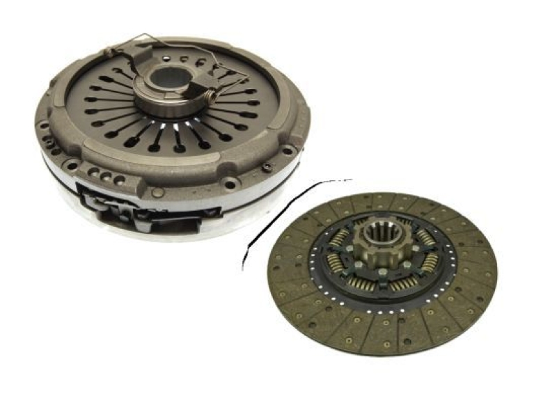 KAWE Clutch Kit Cover + 2 Discs + Intermediate ring + Release bearing