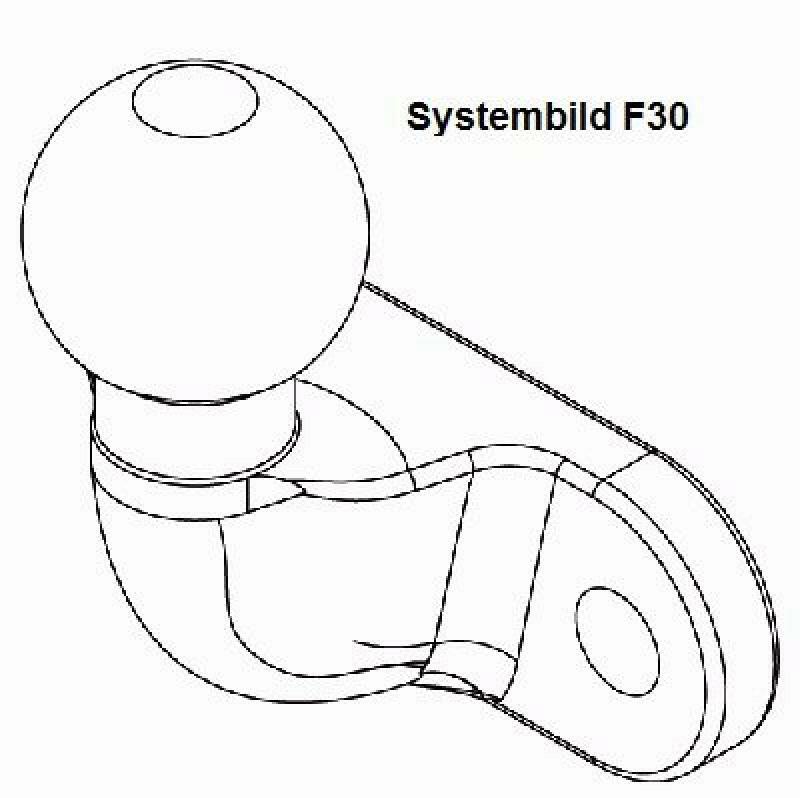 WESTFALIA Pedestal, trailer hitch