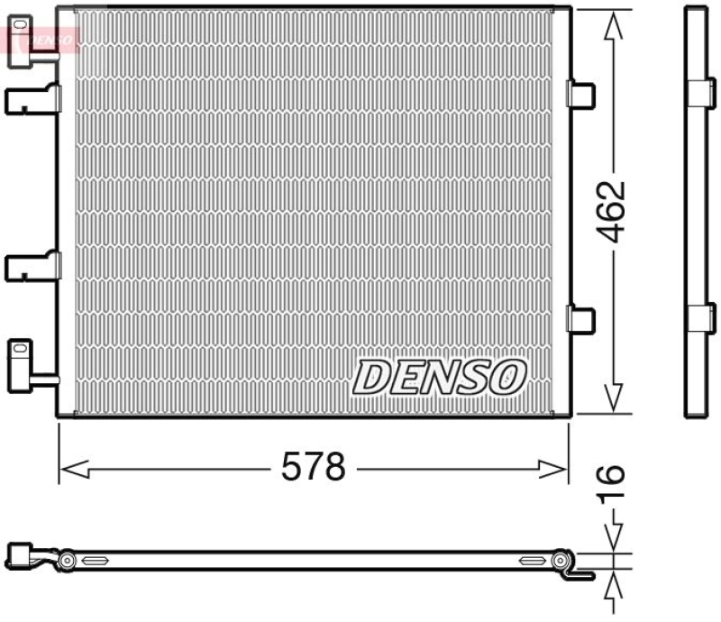 DENSO Kondensator, Klimaanlage