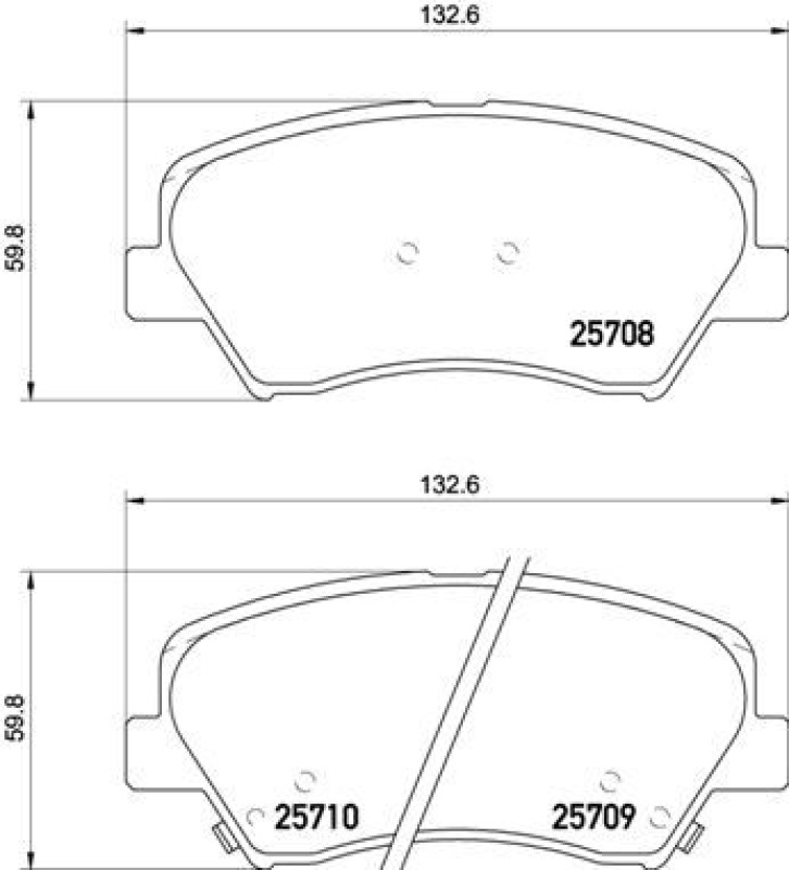 BREMBO Brake Pad Set, disc brake PRIME LINE