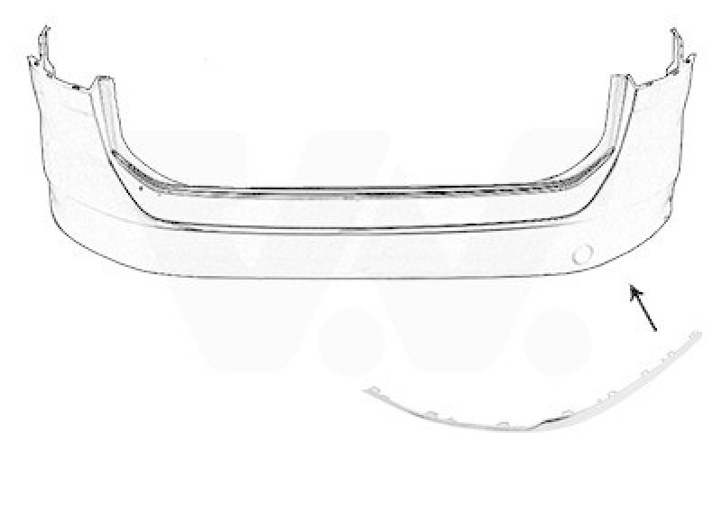 VAN WEZEL Cover, bumper