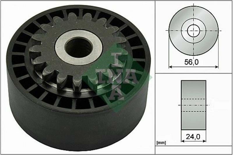 INA Tensioner Pulley, v-ribbed belt