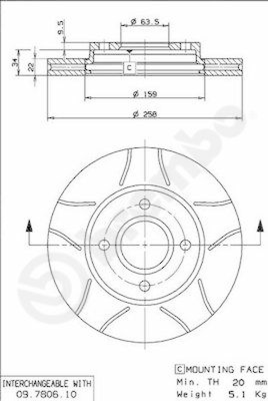 2x BREMBO Bremsscheibe XTRA LINE - Max