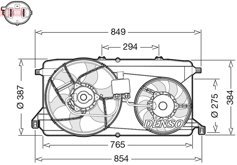 DENSO Fan, radiator