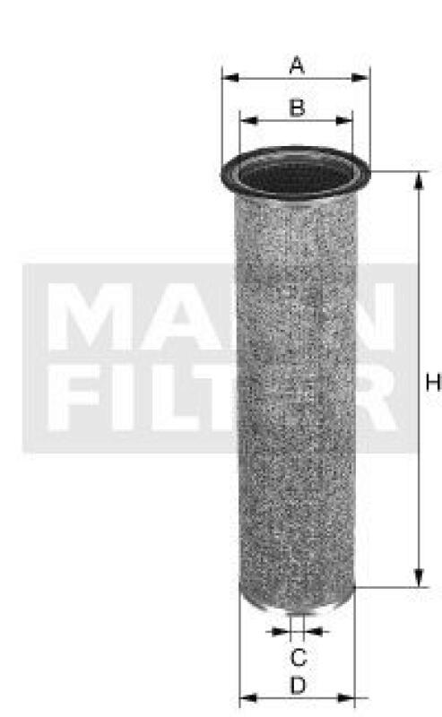 MANN-FILTER Secondary Air Filter