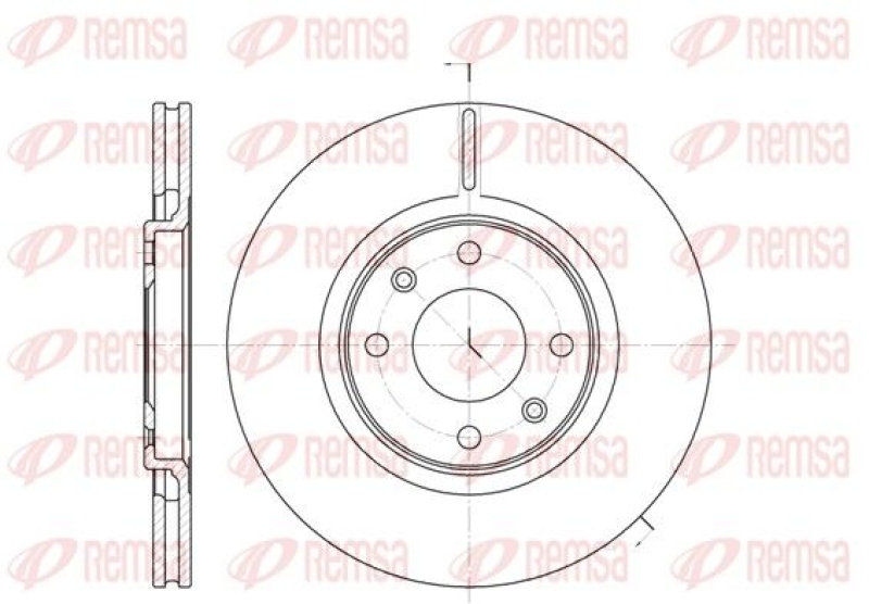 2x REMSA Brake Disc