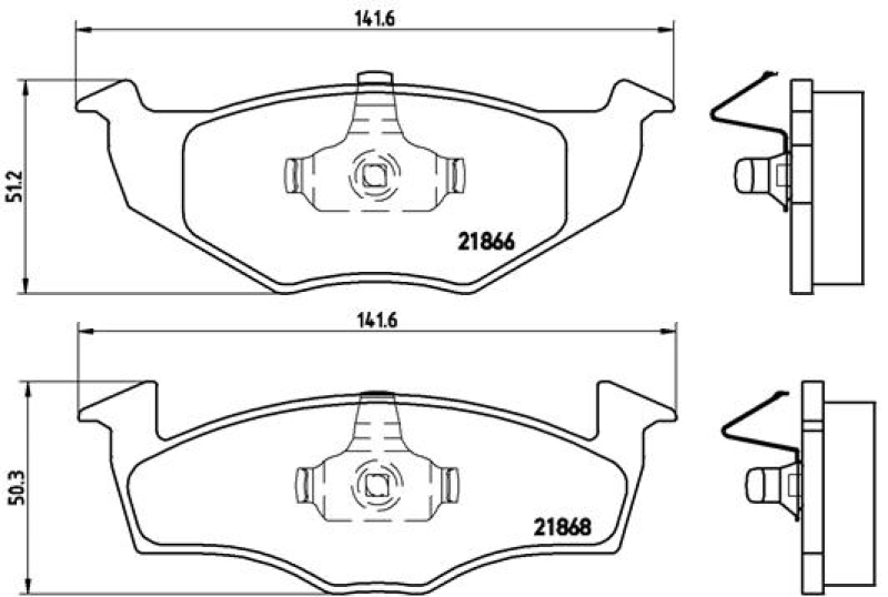 BREMBO Brake Pad Set, disc brake PRIME LINE