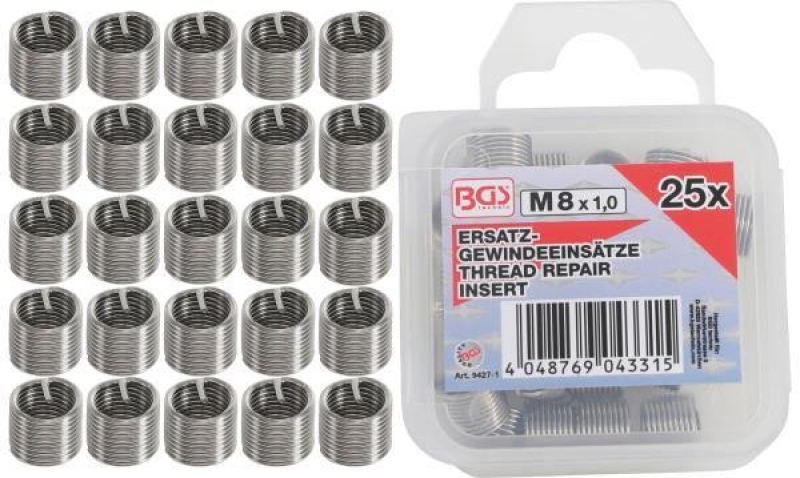 BGS Tool Assortment, thread insert